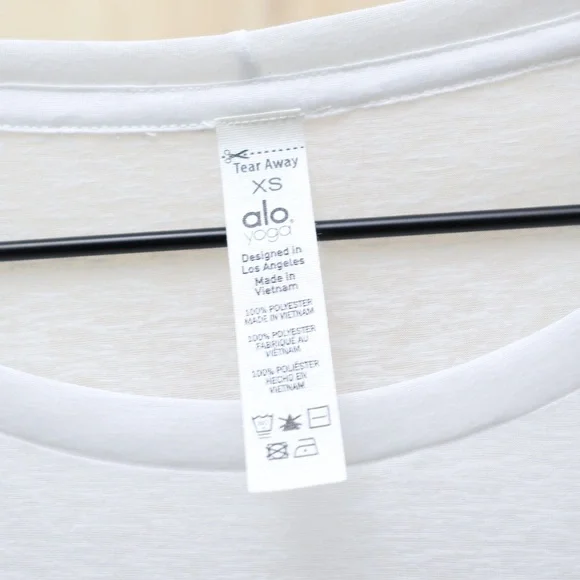 ALO Arrow Oversized Long Sleeve White XS - Picture 4 of 4